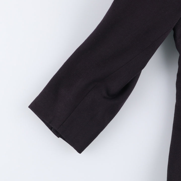 Burberry's double-breasted wool tailored jacket, made in England, size S for men wool black type Vintage Second Hand