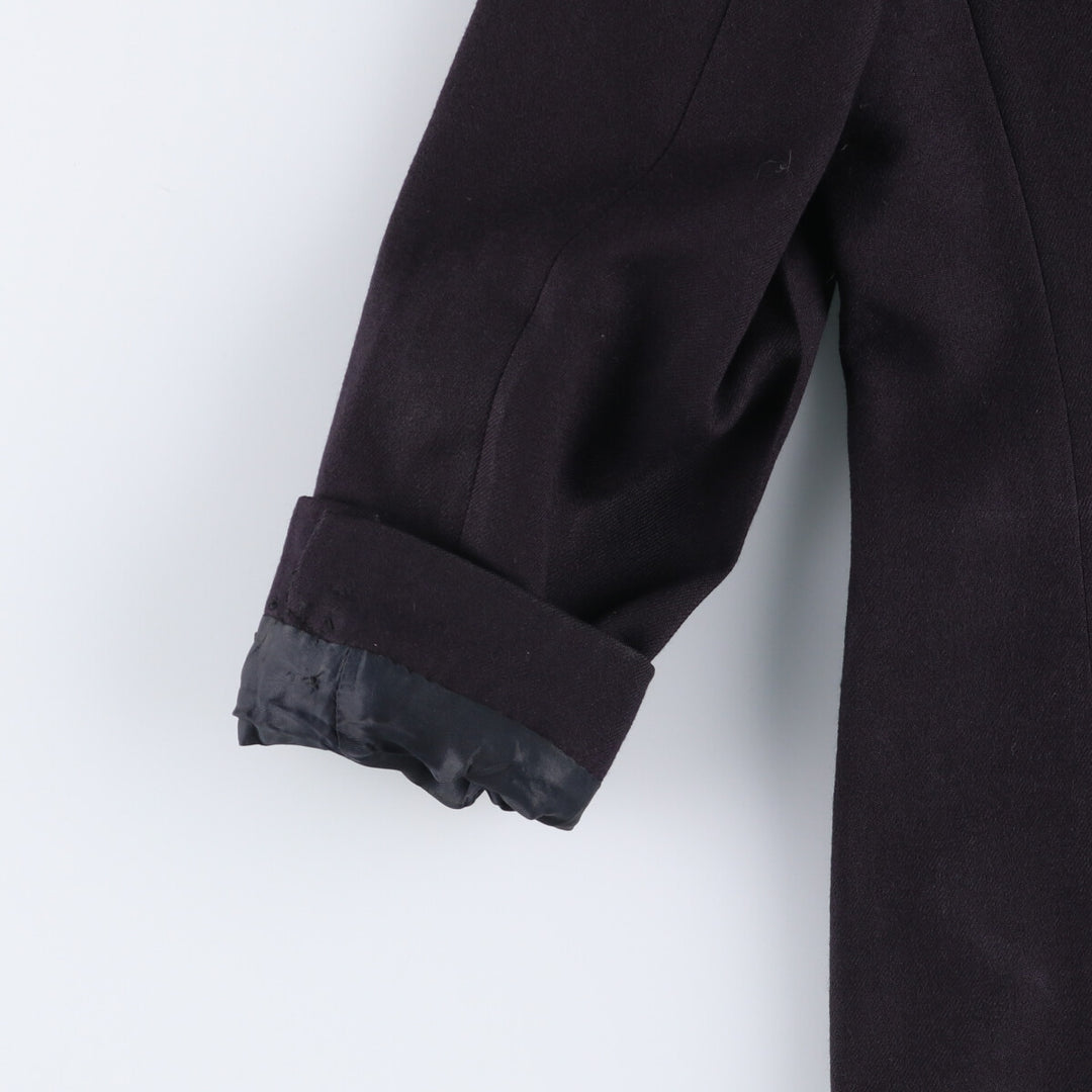 Burberry's double-breasted wool tailored jacket, made in England, size S for men wool black type Vintage Second Hand