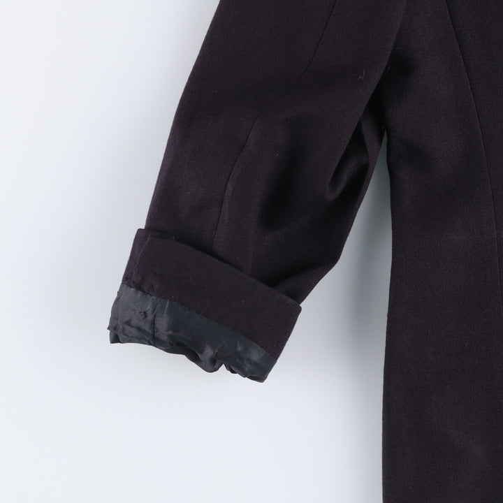 Burberry's double-breasted wool tailored jacket, made in England, size S for men wool black type Vintage Second Hand