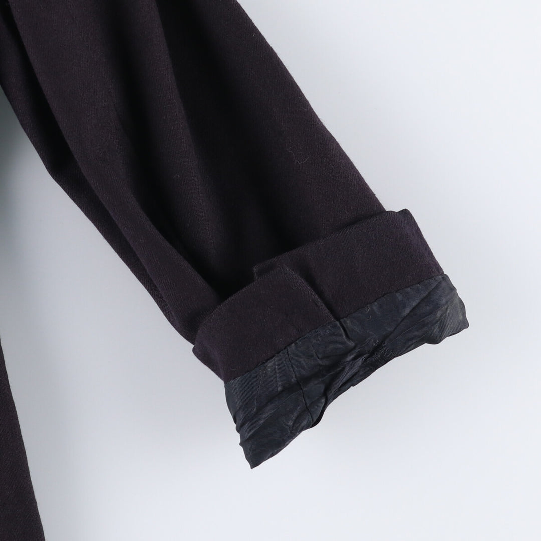 Burberry's double-breasted wool tailored jacket, made in England, size S for men wool black type Vintage Second Hand