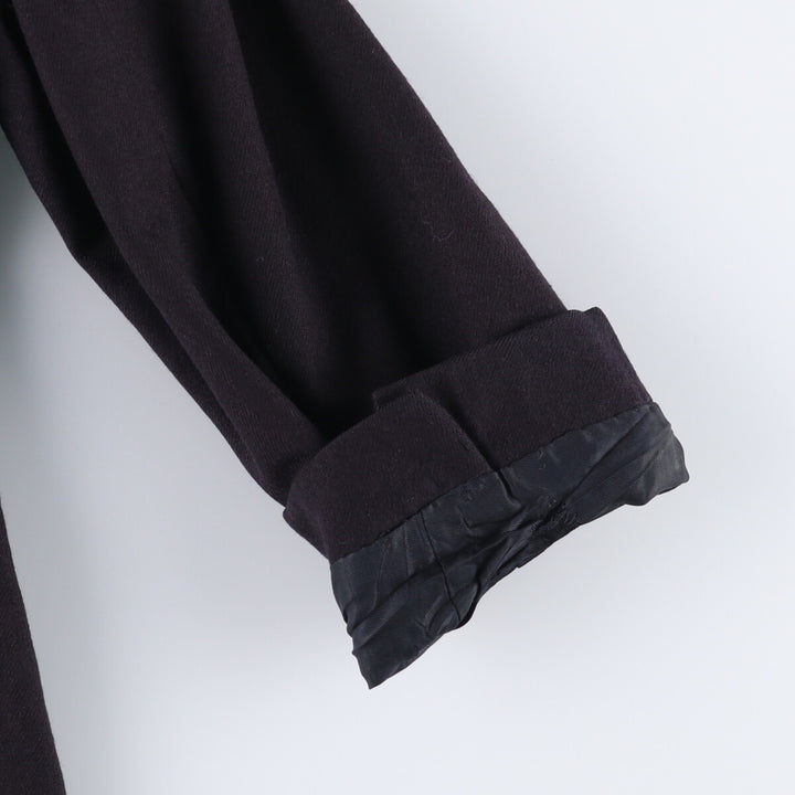 Burberry's double-breasted wool tailored jacket, made in England, size S for men wool black type Vintage Second Hand