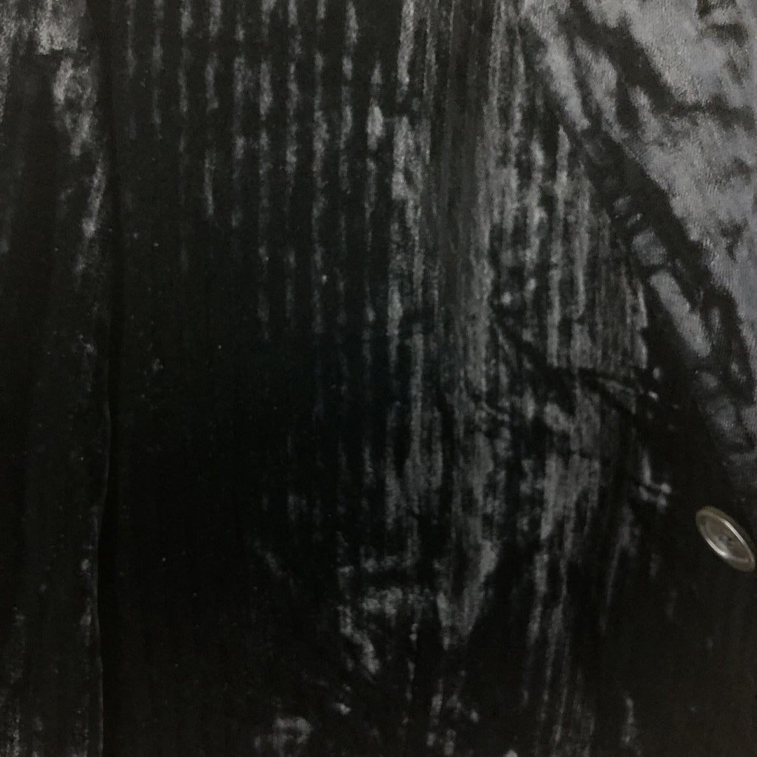 Giorgio Armani velvet tailored jacket made in Italy, size M for men Viscose black type Vintage Second Hand