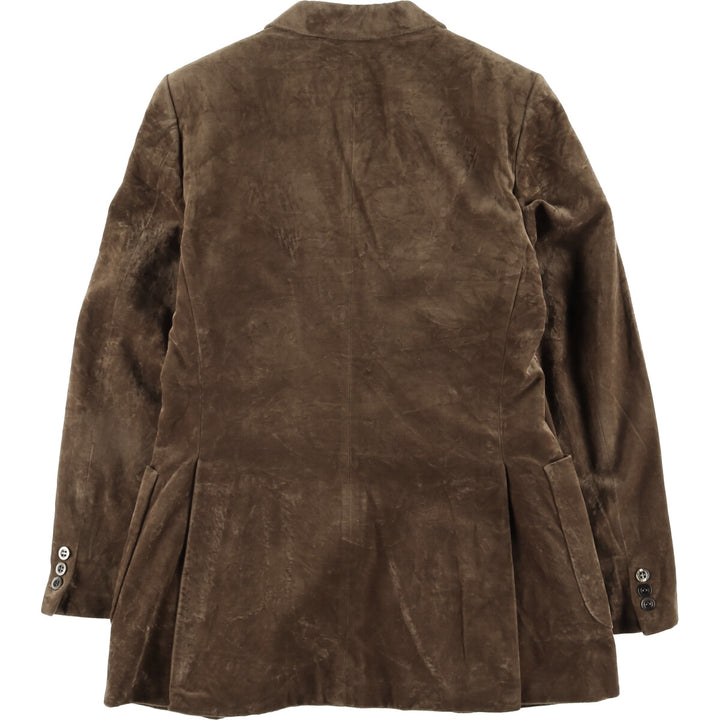 Yves Saint Laurent Velvet Tailored Jacket Made in France Men's S size unclear brown type Vintage Second Hand