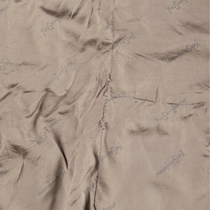 Yves Saint Laurent Velvet Tailored Jacket Made in France Men's S size unclear brown type Vintage Second Hand