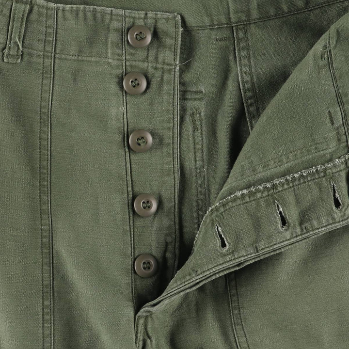 1960'S US military baker pants, women's M (w28) equivalent, vintage unclear Khaki type Vintage Second Hand