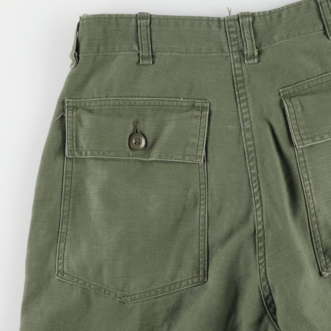 1960'S US military baker pants, women's M (w28) equivalent, vintage unclear Khaki type Vintage Second Hand