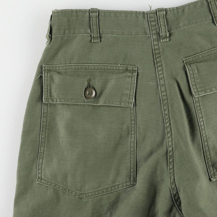 1960'S US military baker pants, women's M (w28) equivalent, vintage unclear Khaki type Vintage Second Hand