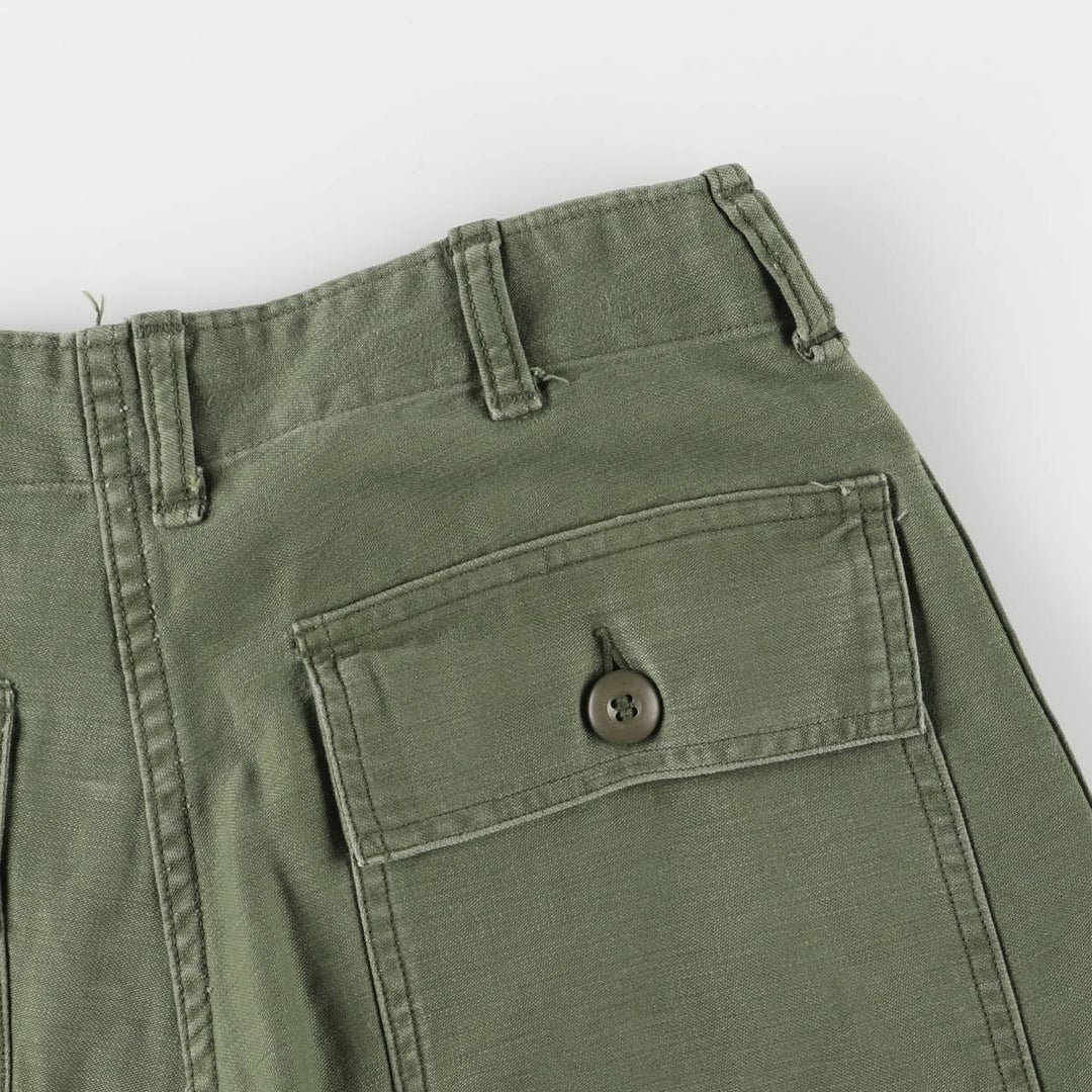 1960'S US military baker pants, women's M (w28) equivalent, vintage unclear Khaki type Vintage Second Hand