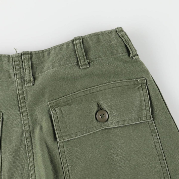 1960'S US military baker pants, women's M (w28) equivalent, vintage unclear Khaki type Vintage Second Hand