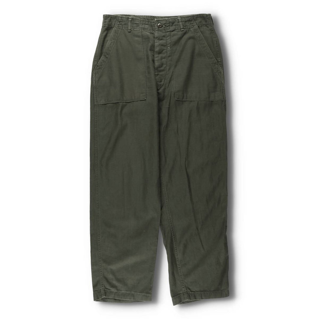 70'S US Military Baker Pants 34x31 Men's W32 equivalent Vintage unknown Khaki type Vintage Second Hand