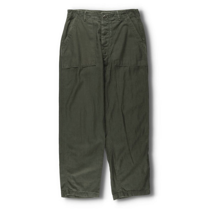 70'S US Military Baker Pants 34x31 Men's W32 equivalent Vintage unknown Khaki type Vintage Second Hand