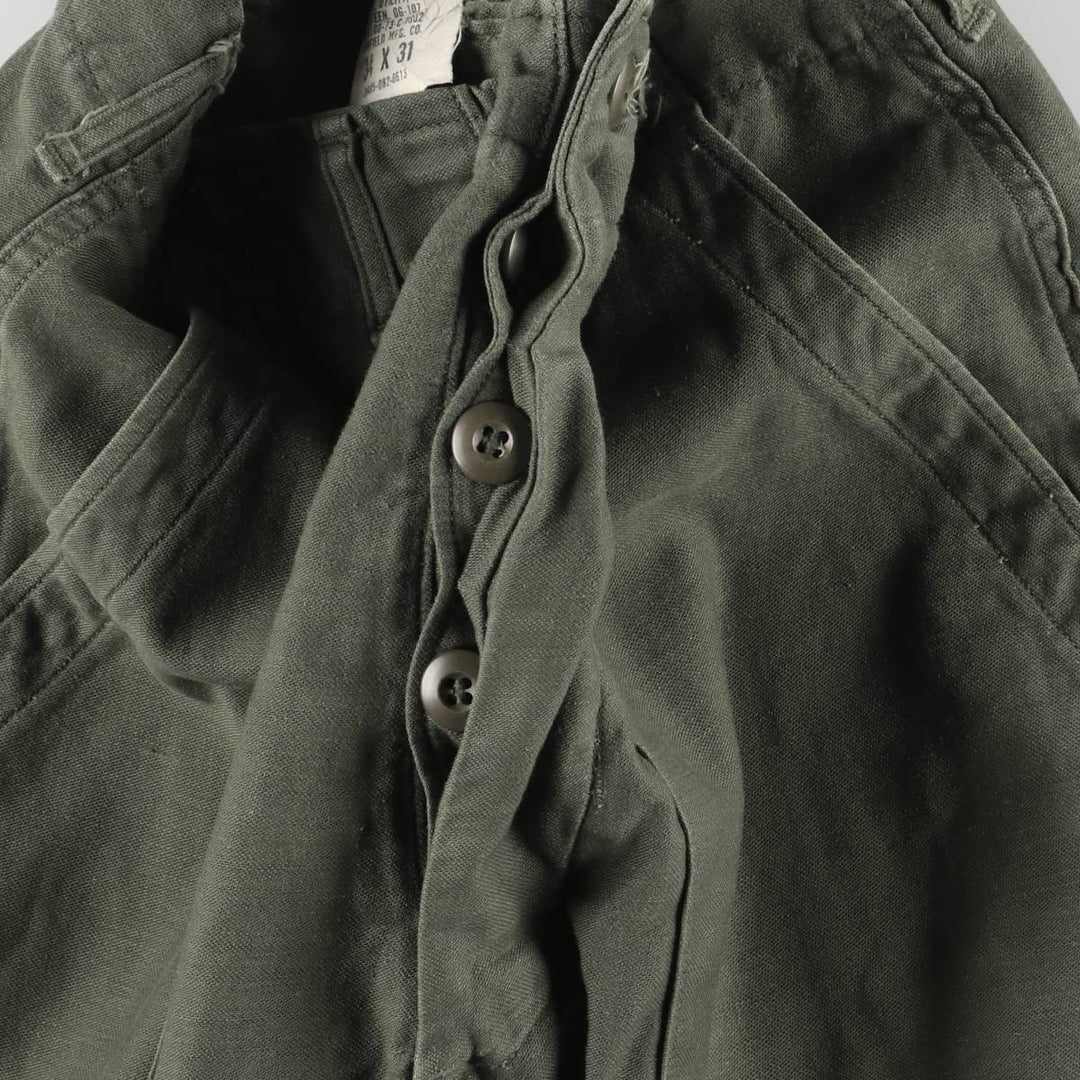 70'S US Military Baker Pants 34x31 Men's W32 equivalent Vintage unknown Khaki type Vintage Second Hand