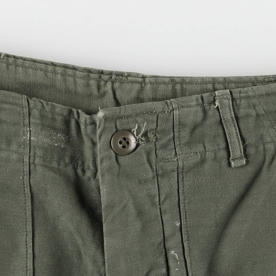 70'S US Military Baker Pants 34x31 Men's W32 equivalent Vintage unknown Khaki type Vintage Second Hand
