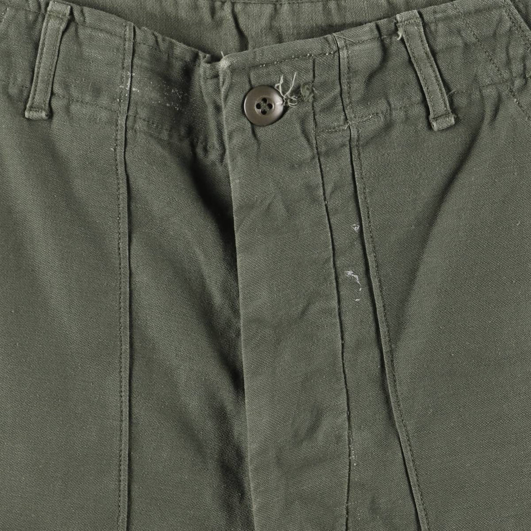 70'S US Military Baker Pants 34x31 Men's W32 equivalent Vintage unknown Khaki type Vintage Second Hand