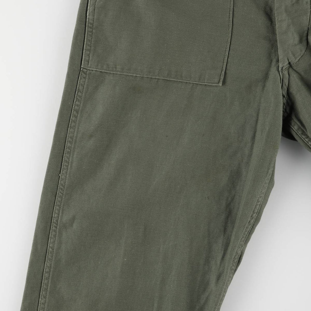 70'S US Military Baker Pants 34x31 Men's W32 equivalent Vintage unknown Khaki type Vintage Second Hand