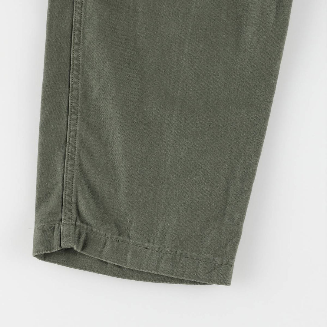 70'S US Military Baker Pants 34x31 Men's W32 equivalent Vintage unknown Khaki type Vintage Second Hand