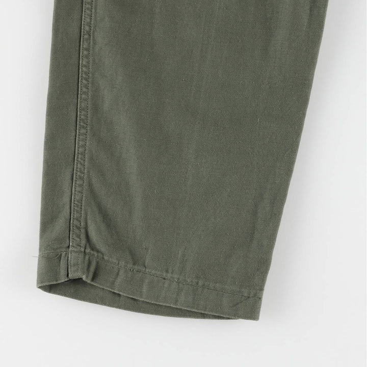 70'S US Military Baker Pants 34x31 Men's W32 equivalent Vintage unknown Khaki type Vintage Second Hand