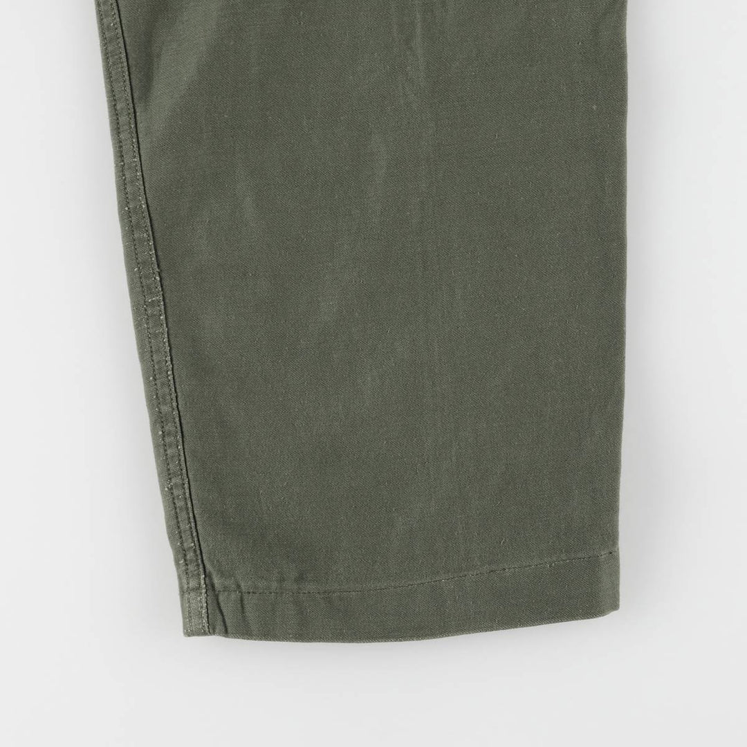 70'S US Military Baker Pants 34x31 Men's W32 equivalent Vintage unknown Khaki type Vintage Second Hand