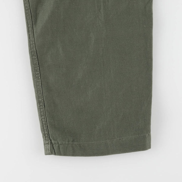 70'S US Military Baker Pants 34x31 Men's W32 equivalent Vintage unknown Khaki type Vintage Second Hand