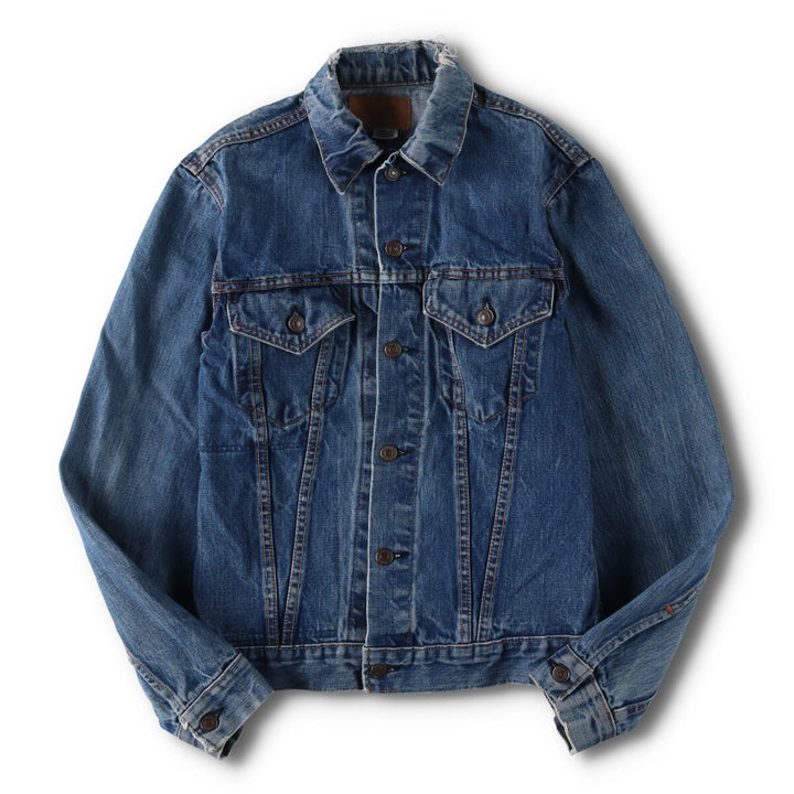 70's Levi's 70505 denim jacket, G-jacket, men's size S, vintage unclear Blue type light blue Vintage Second Hand