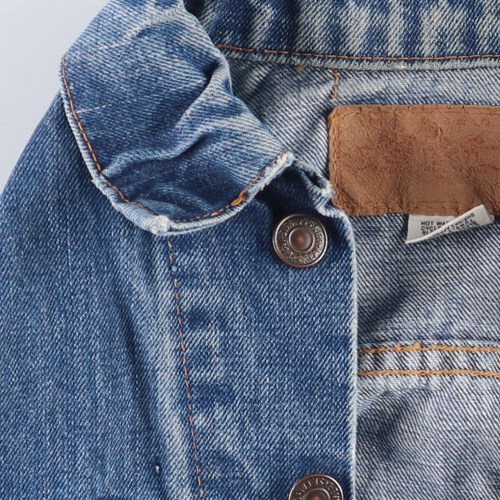 70's Levi's 70505 denim jacket, G-jacket, men's size S, vintage unclear Blue type light blue Vintage Second Hand
