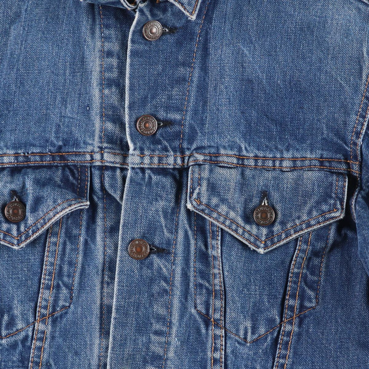 70's Levi's 70505 denim jacket, G-jacket, men's size S, vintage unclear Blue type light blue Vintage Second Hand