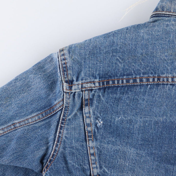 70's Levi's 70505 denim jacket, G-jacket, men's size S, vintage unclear Blue type light blue Vintage Second Hand