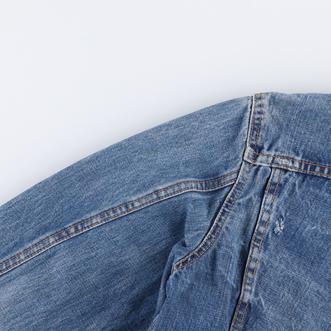 70's Levi's 70505 denim jacket, G-jacket, men's size S, vintage unclear Blue type light blue Vintage Second Hand