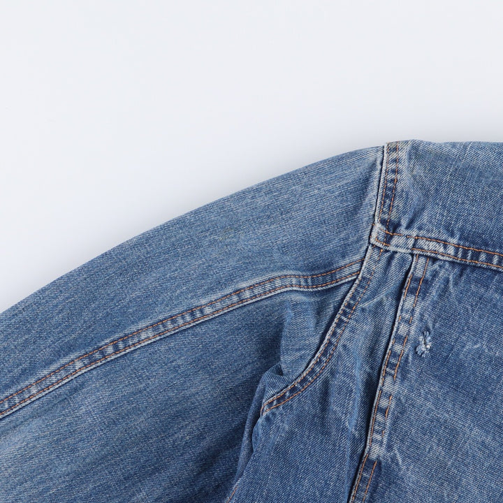 70's Levi's 70505 denim jacket, G-jacket, men's size S, vintage unclear Blue type light blue Vintage Second Hand