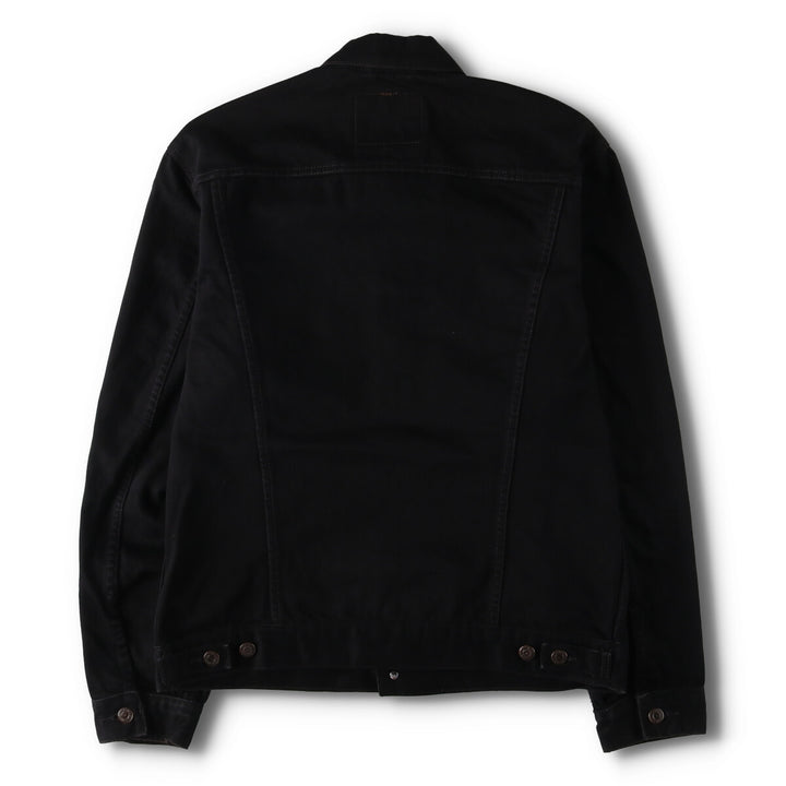 90'S Levi's 70503 02 Euro Model Black Denim Jacket G-Jean Men's Size L Vintage cotton black type Vintage Second Hand