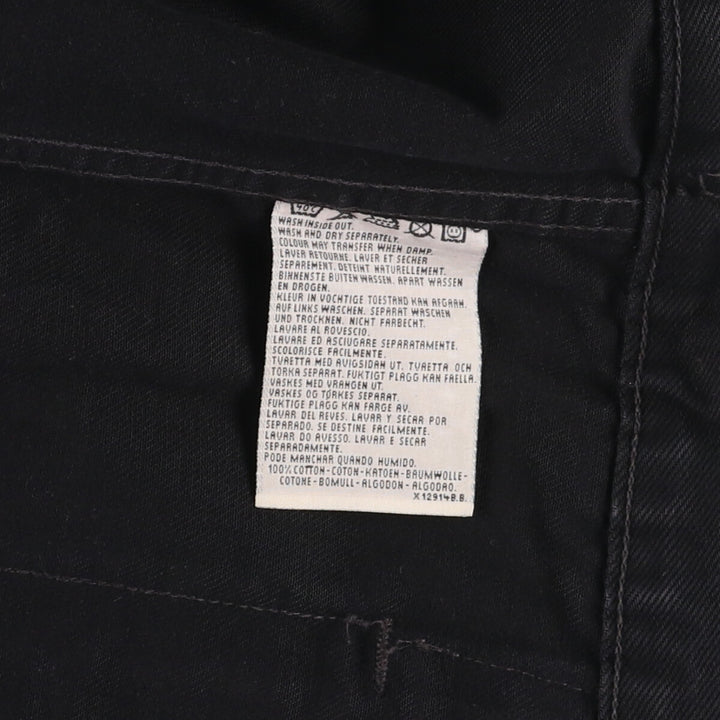 90'S Levi's 70503 02 Euro Model Black Denim Jacket G-Jean Men's Size L Vintage cotton black type Vintage Second Hand