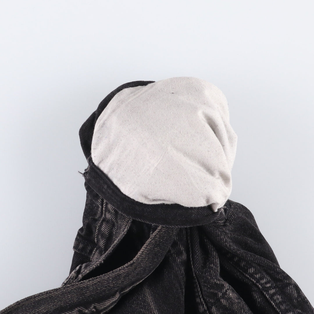 90'S Levi's 75525-0260 Black Denim Jacket, Made in Canada, Men's Size L, Vintage cotton black type Vintage Second Hand