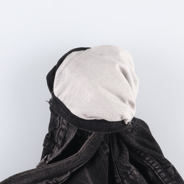 90'S Levi's 75525-0260 Black Denim Jacket, Made in Canada, Men's Size L, Vintage cotton black type Vintage Second Hand