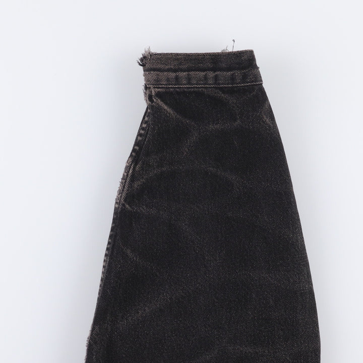 90'S Levi's 75525-0260 Black Denim Jacket, Made in Canada, Men's Size L, Vintage cotton black type Vintage Second Hand