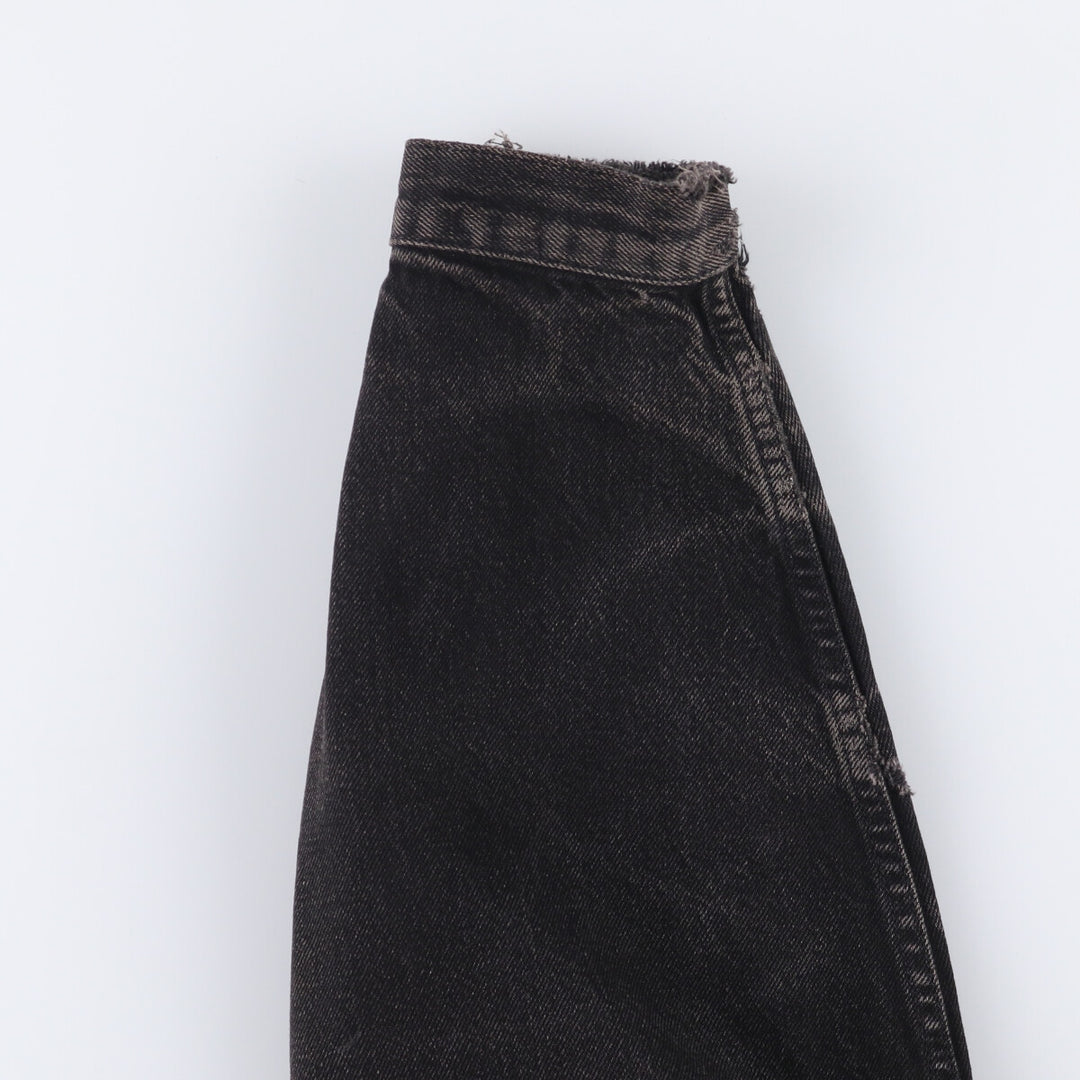 90'S Levi's 75525-0260 Black Denim Jacket, Made in Canada, Men's Size L, Vintage cotton black type Vintage Second Hand