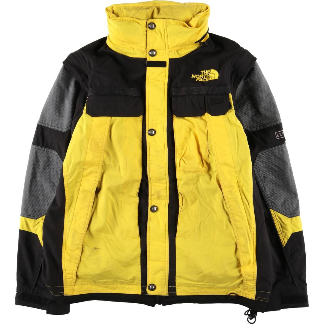90'S The North Face Extreme Gear Nylon Jacket, Men's, Size L, Vintage Polyurethane Coated Nylon yellow type Vintage Second Hand