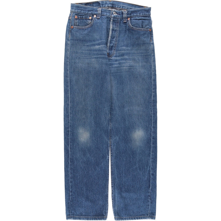 90'S Levi's 00501-0115 Straight denim pants made in USA, men's w30 equivalent, vintage cotton blue type Vintage Second Hand