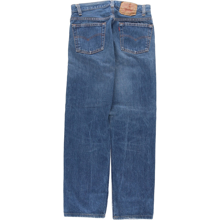 90'S Levi's 00501-0115 Straight denim pants made in USA, men's w30 equivalent, vintage cotton blue type Vintage Second Hand