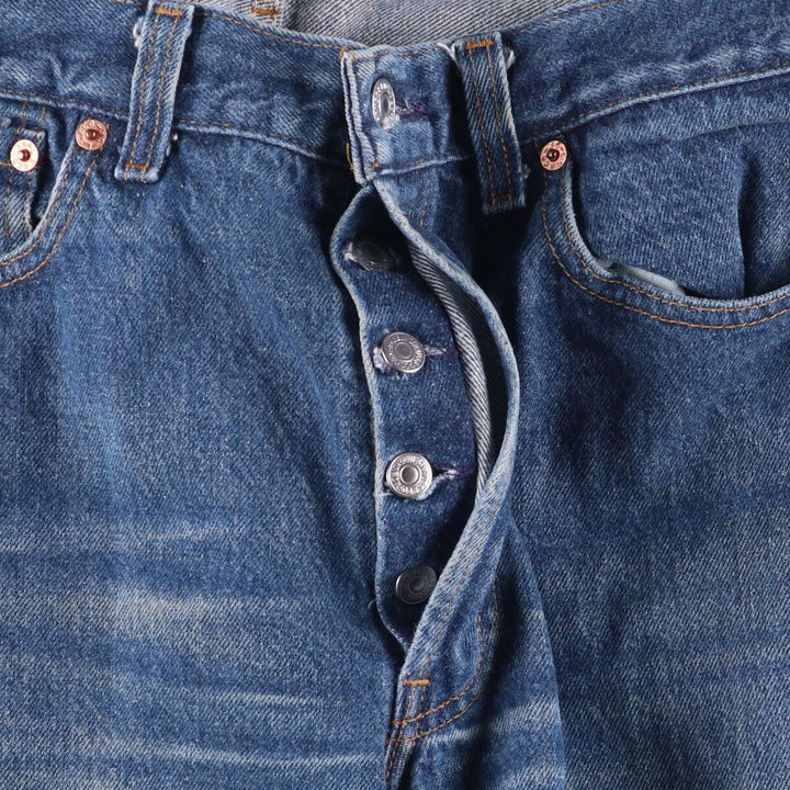 90'S Levi's 00501-0115 Straight denim pants made in USA, men's w30 equivalent, vintage cotton blue type Vintage Second Hand