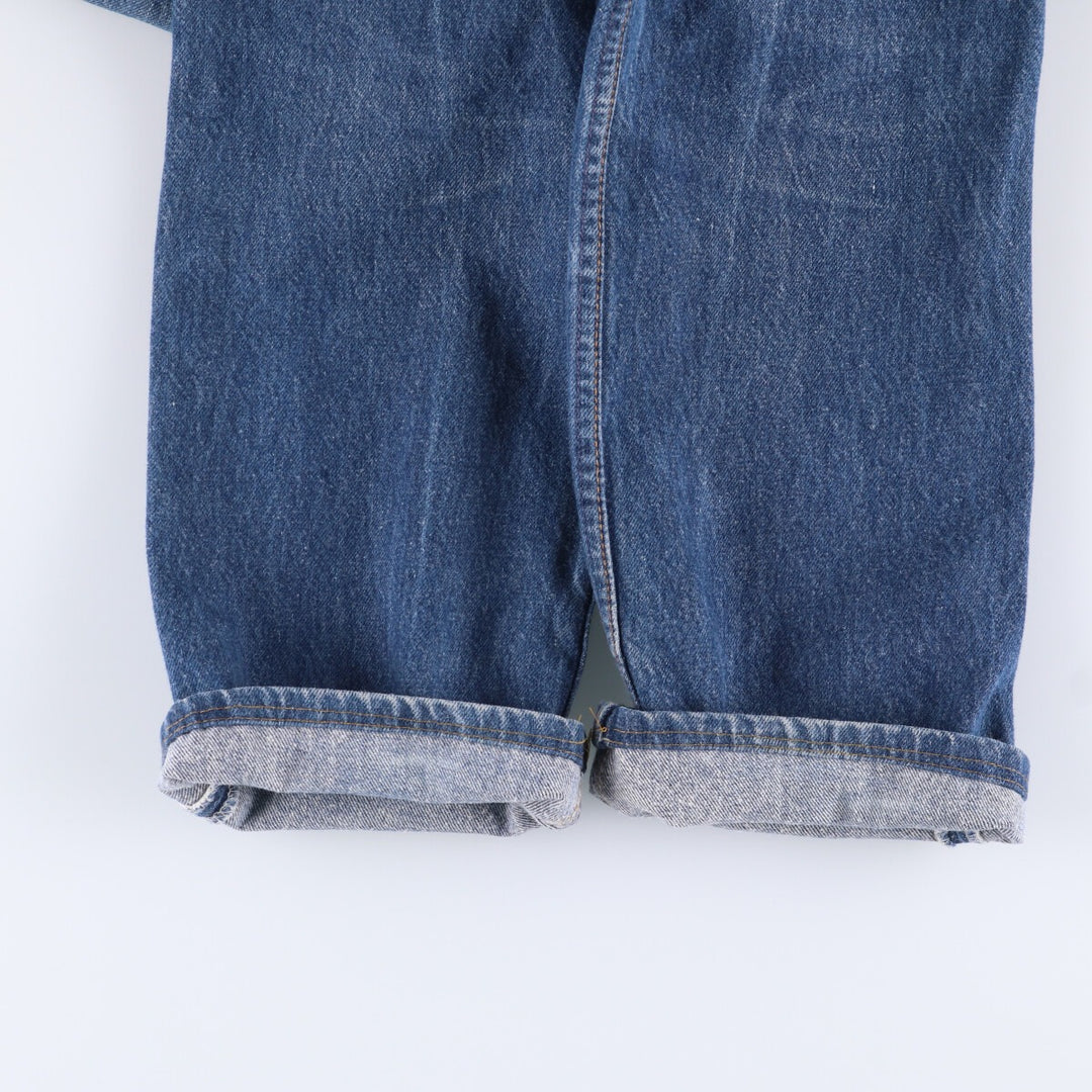 90'S Levi's 00501-0115 Straight denim pants made in USA, men's w30 equivalent, vintage cotton blue type Vintage Second Hand
