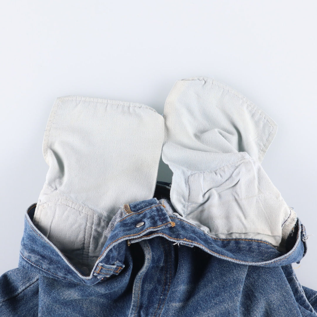 90'S Levi's 00501-0115 Straight denim pants made in USA, men's w30 equivalent, vintage cotton blue type Vintage Second Hand