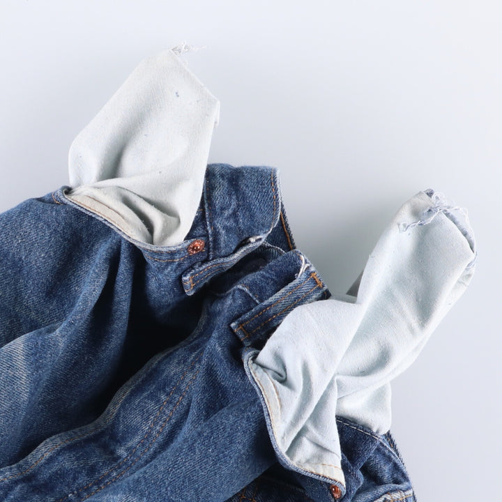 90'S Levi's 00501-0115 Straight denim pants made in USA, men's w30 equivalent, vintage cotton blue type Vintage Second Hand