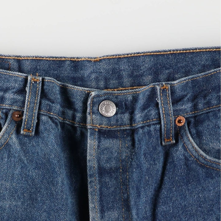 90'S Levi's 501-0115 Straight Denim Pants Made in USA Men's W33 Vintage cotton blue type Vintage Second Hand