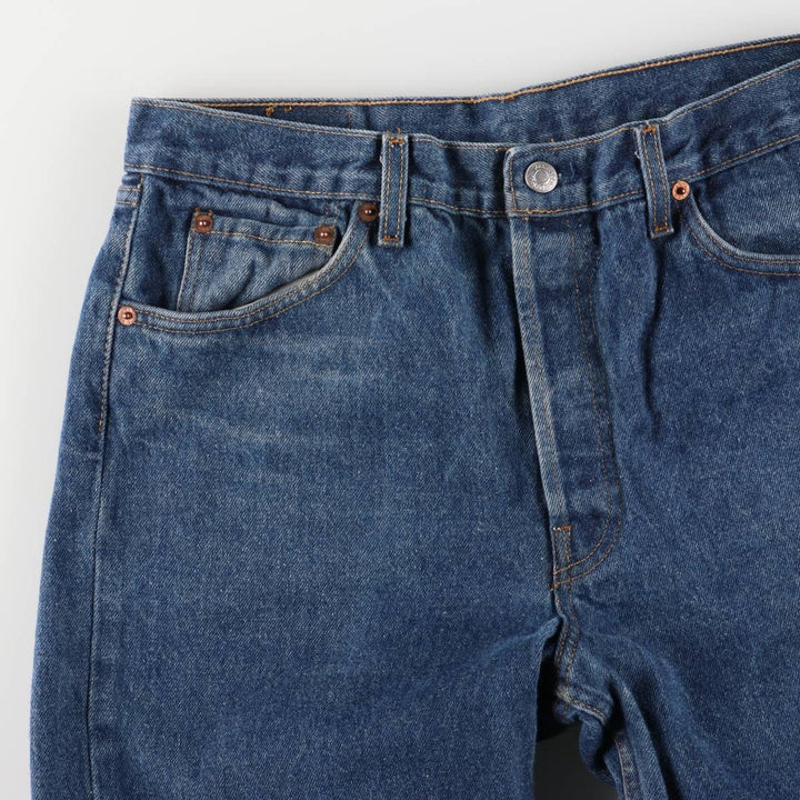 90'S Levi's 501-0115 Straight Denim Pants Made in USA Men's W33 Vintage cotton blue type Vintage Second Hand