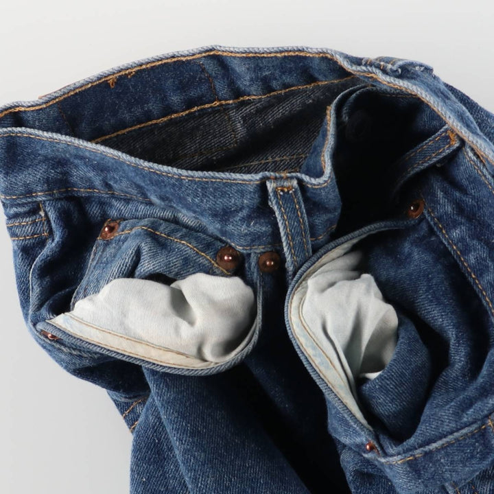 90'S Levi's 501-0115 Straight Denim Pants Made in USA Men's W33 Vintage cotton blue type Vintage Second Hand