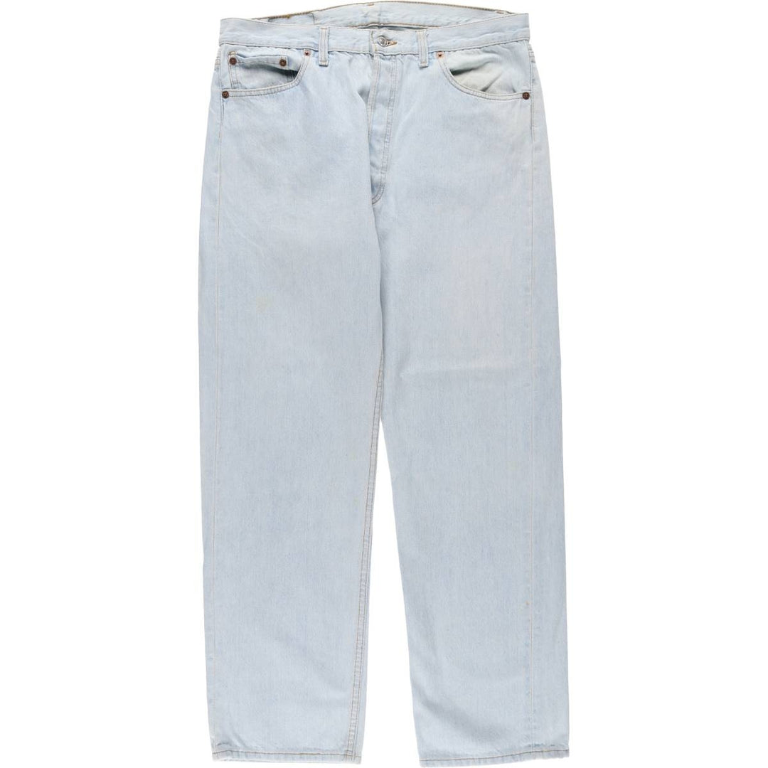 90'S Levi's 00501-0134 Straight denim pants made in USA, men's w35 equivalent, vintage cotton blue type Vintage Second Hand