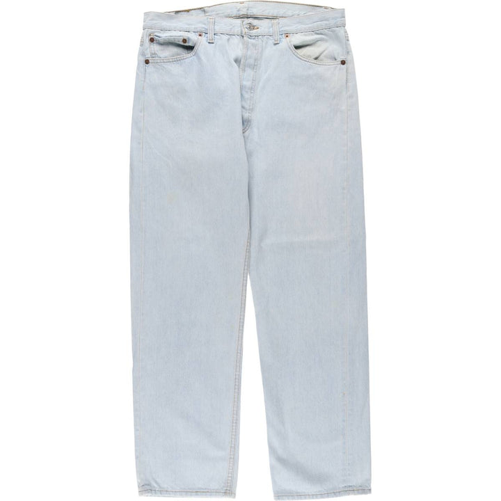 90'S Levi's 00501-0134 Straight denim pants made in USA, men's w35 equivalent, vintage cotton blue type Vintage Second Hand
