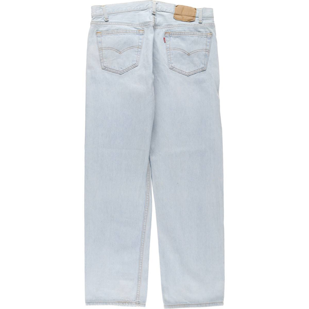 90'S Levi's 00501-0134 Straight denim pants made in USA, men's w35 equivalent, vintage cotton blue type Vintage Second Hand