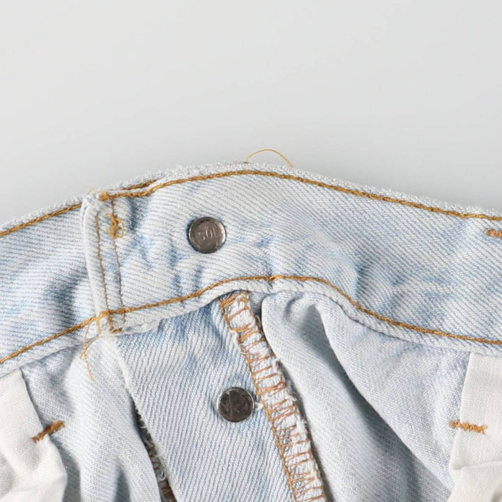 90'S Levi's 00501-0134 Straight denim pants made in USA, men's w35 equivalent, vintage cotton blue type Vintage Second Hand