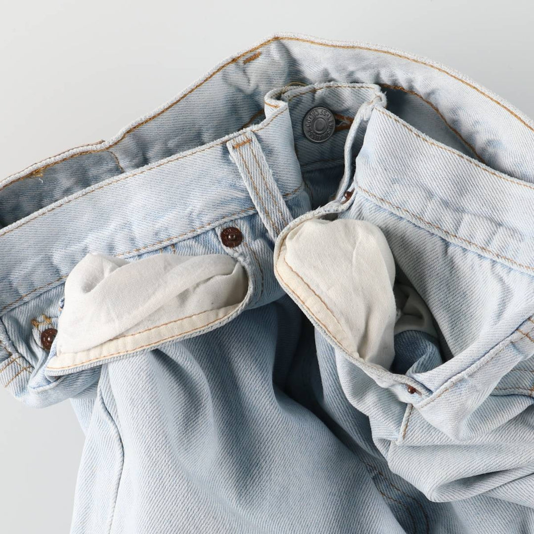 90'S Levi's 00501-0134 Straight denim pants made in USA, men's w35 equivalent, vintage cotton blue type Vintage Second Hand
